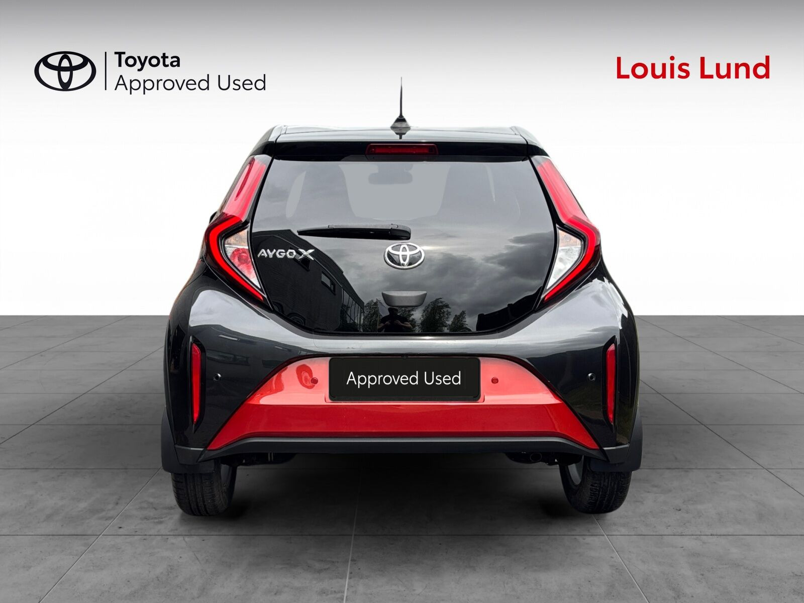 Rød Toyota Aygo X fra 2022