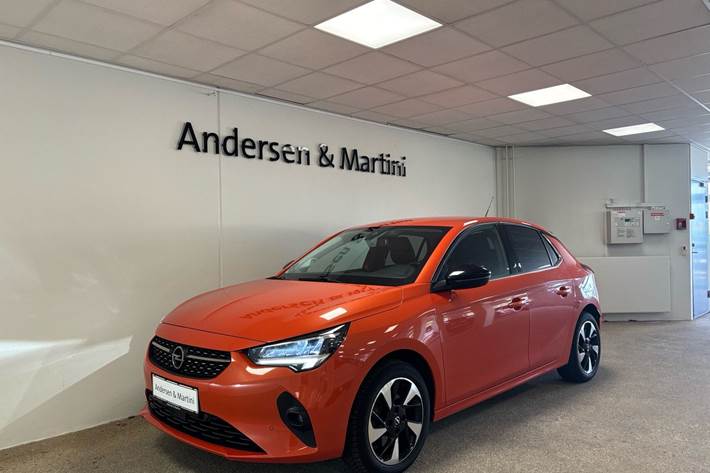 Orange Opel Corsa-e fra 2020