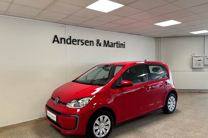 Rød VW e-up fra 2021