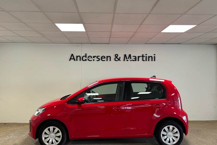 Rød VW e-up fra 2021