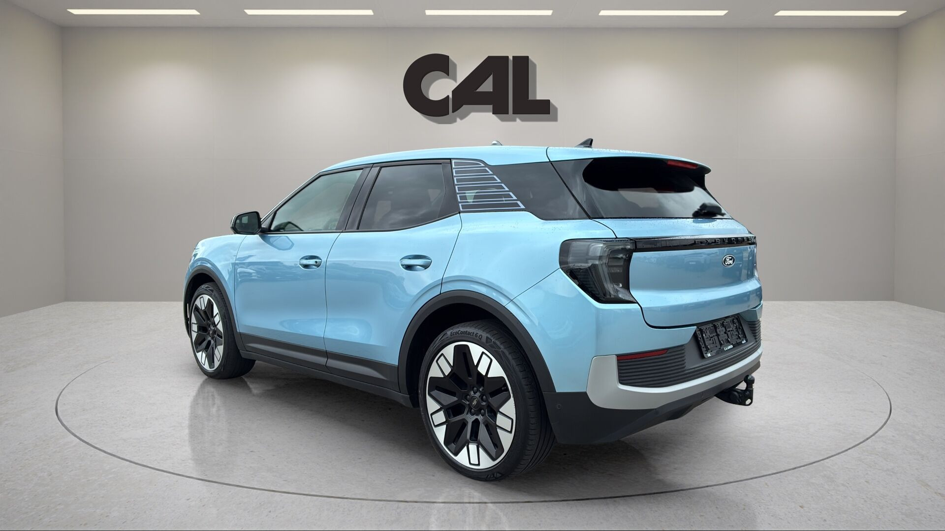 Blå Ford Explorer fra 2024