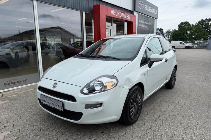 Hvid Fiat Punto fra 2012