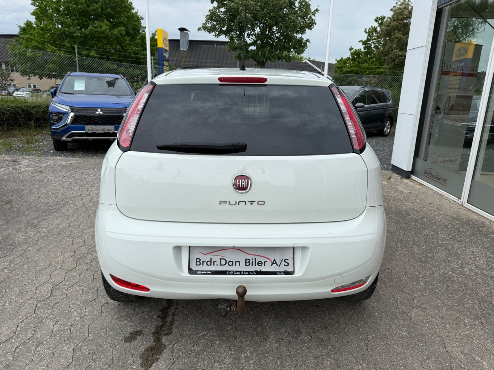 Hvid Fiat Punto fra 2012