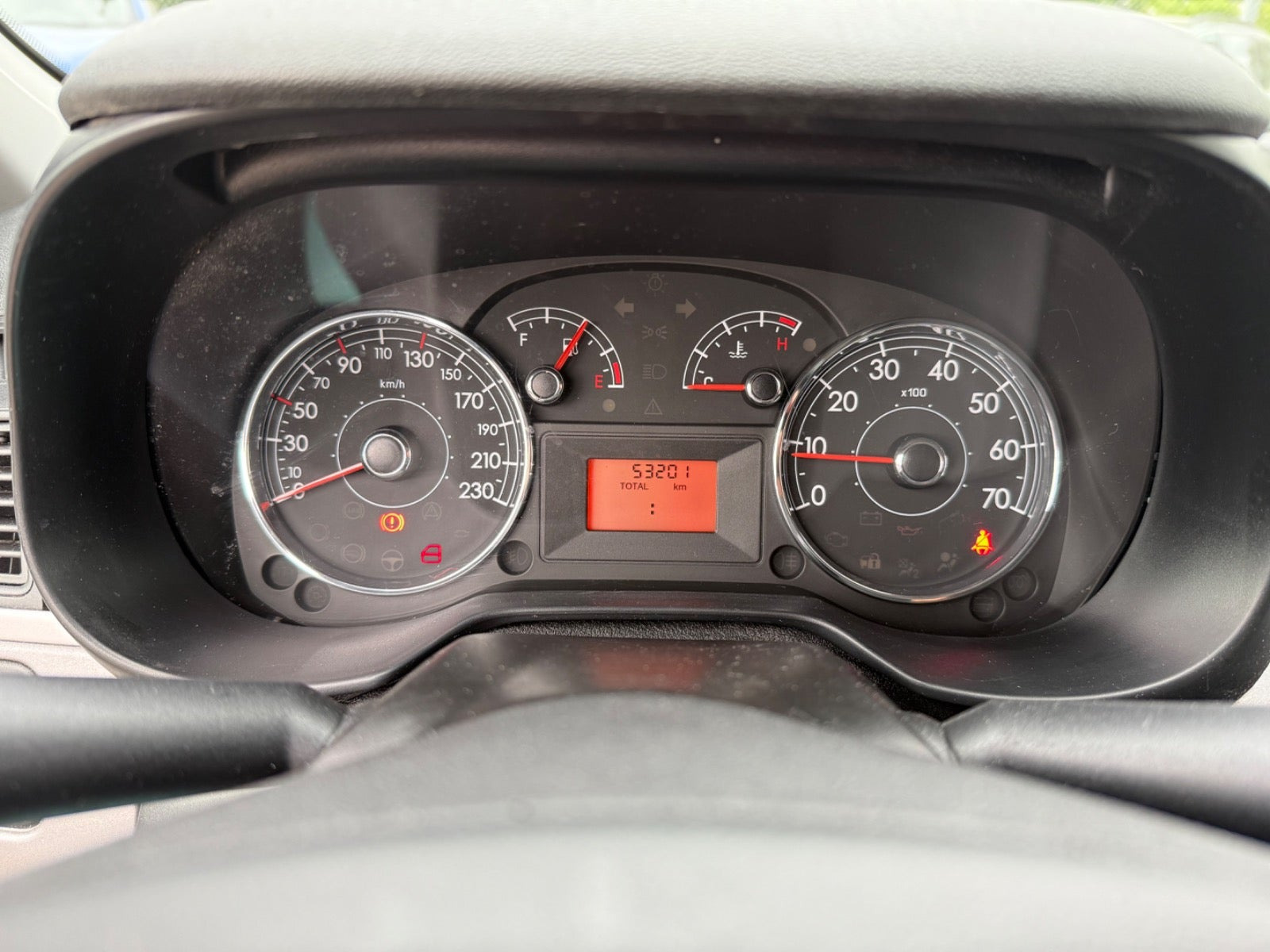 Hvid Fiat Punto fra 2012
