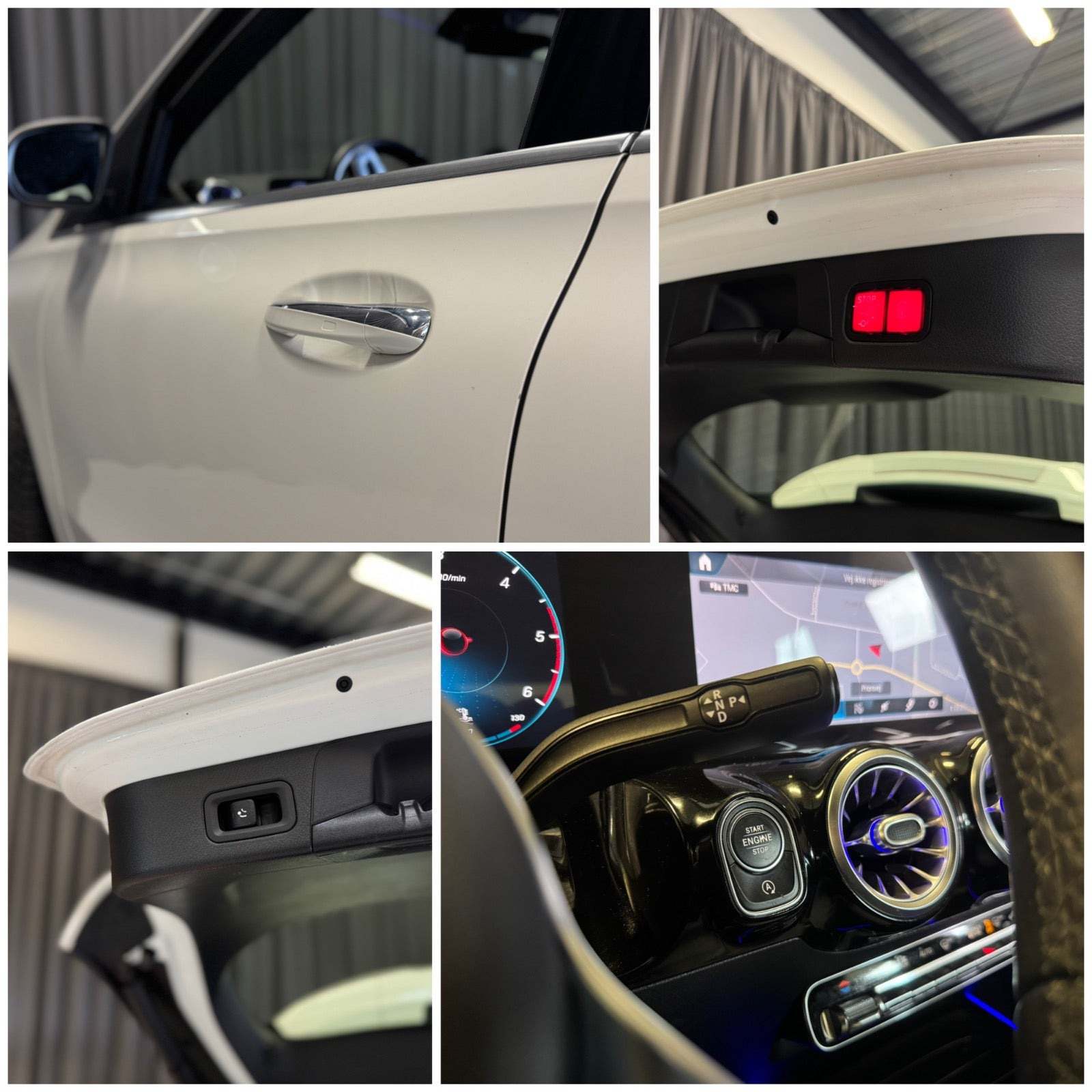 Hvid Mercedes B220 d fra 2020