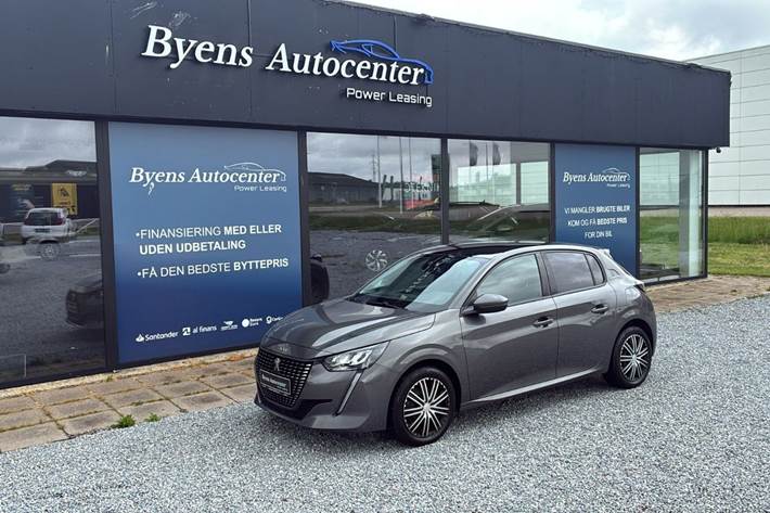 Sort Peugeot 208 fra 2020