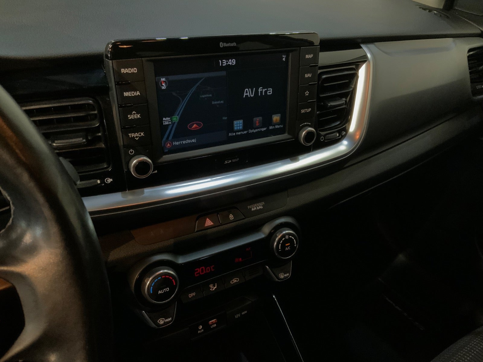Gul Kia Stonic fra 2019
