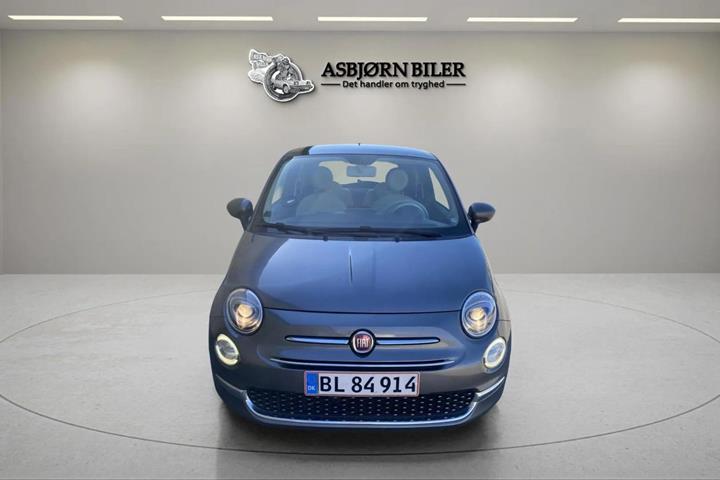 Grå Fiat 500 fra 2016
