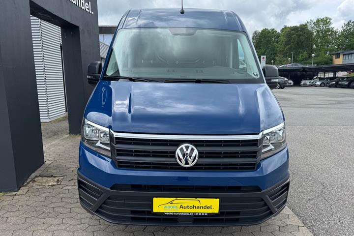 Blå VW Crafter 35 fra 2020