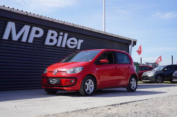 Rød VW UP! fra 2013