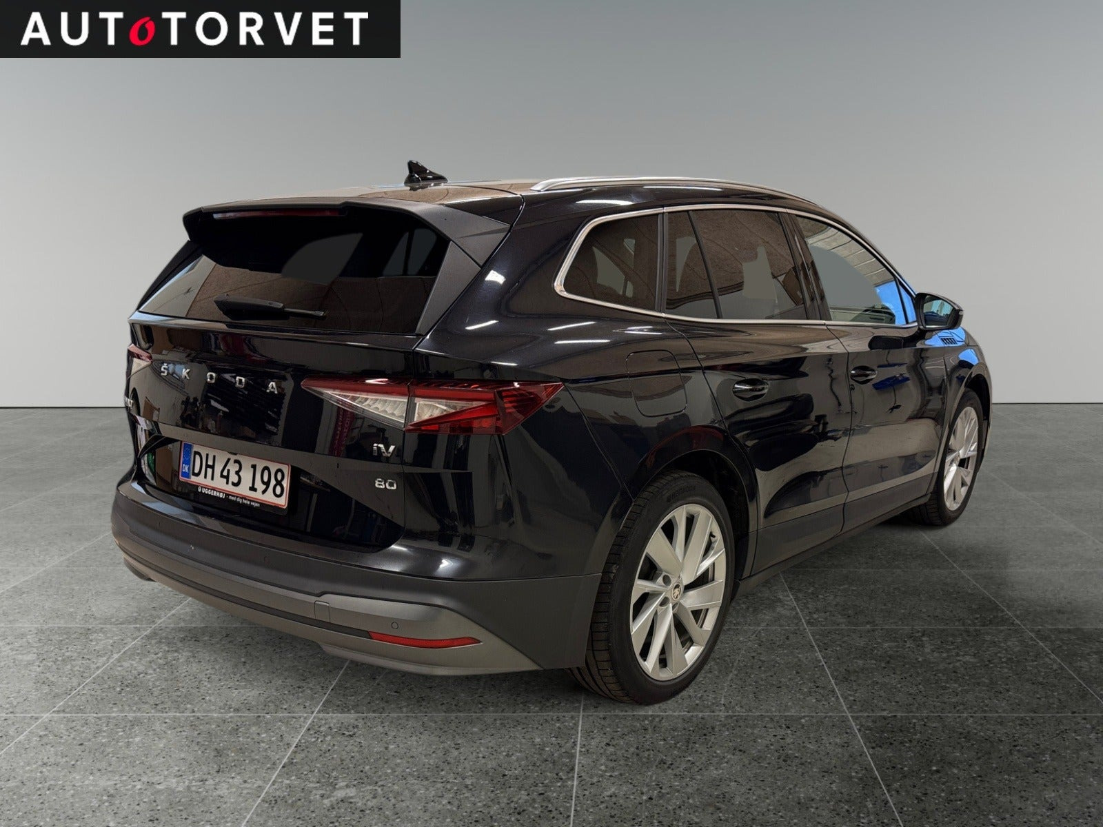 Sort Skoda Enyaq fra 2021