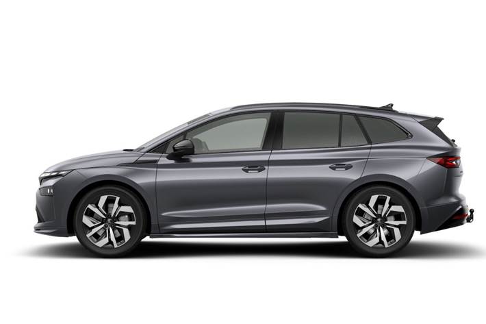 Grå Skoda Enyaq fra 2026