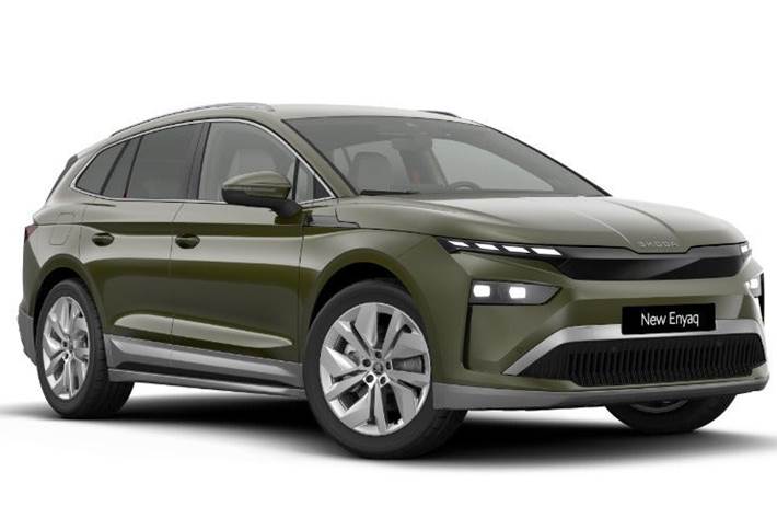 Grøn Skoda Enyaq fra 2026