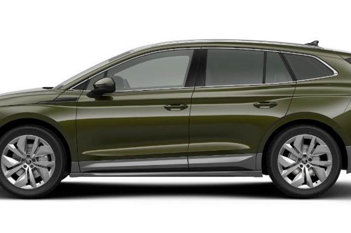 Grøn Skoda Enyaq fra 2026