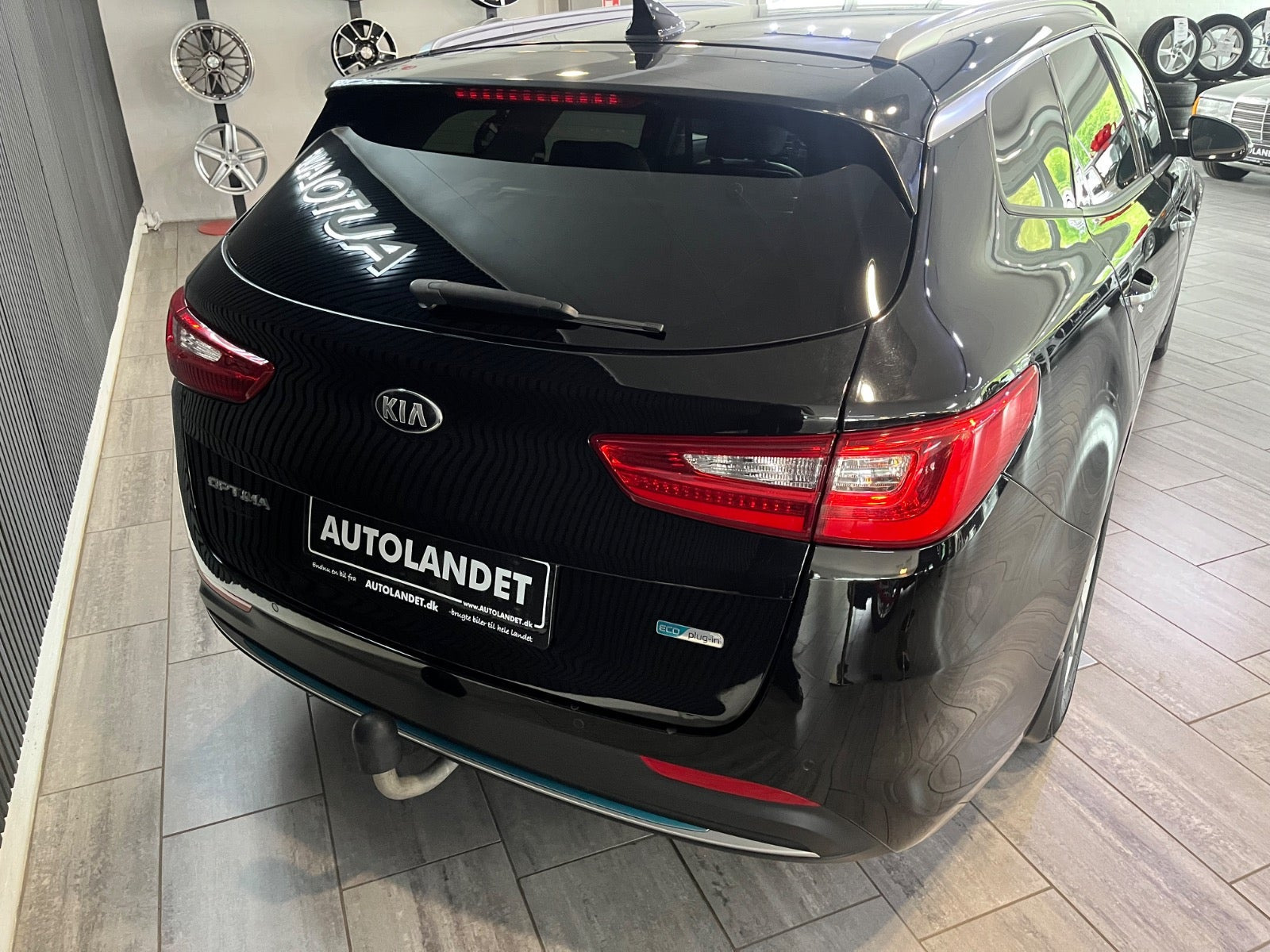 Sort Kia Optima fra 2018