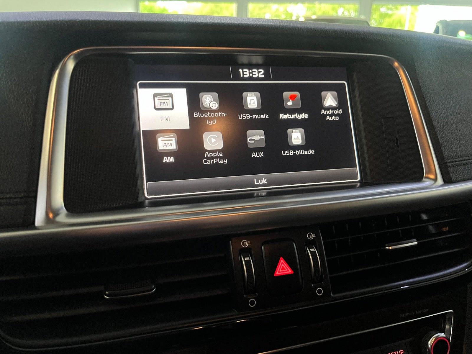 Sort Kia Optima fra 2018