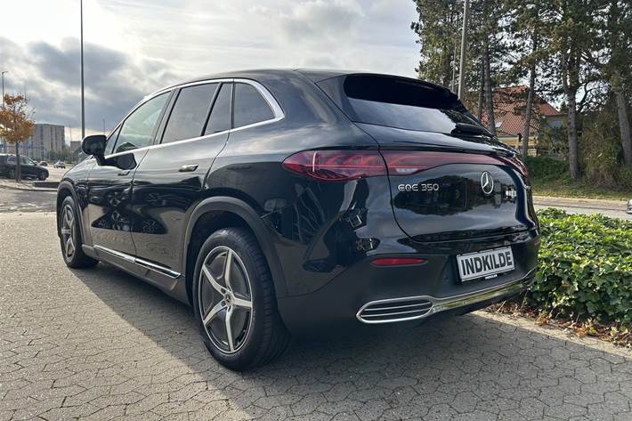 Sort Mercedes EQE350 SUV fra 2024
