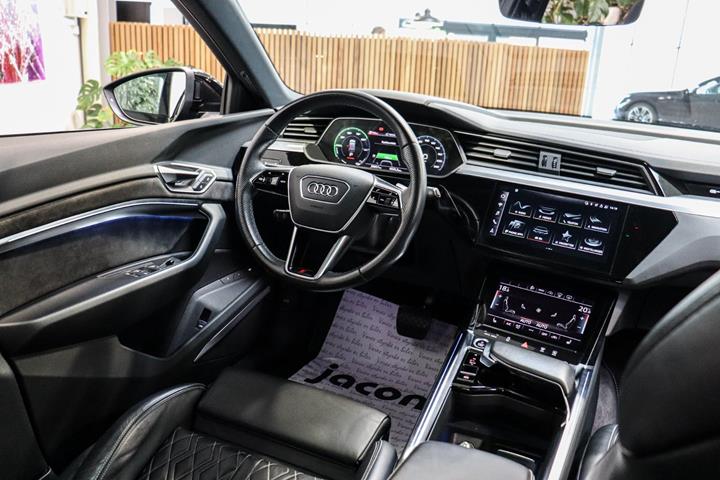 Sort Audi e-tron fra 2021