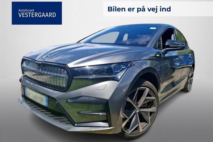 Grå Skoda Enyaq fra 2024