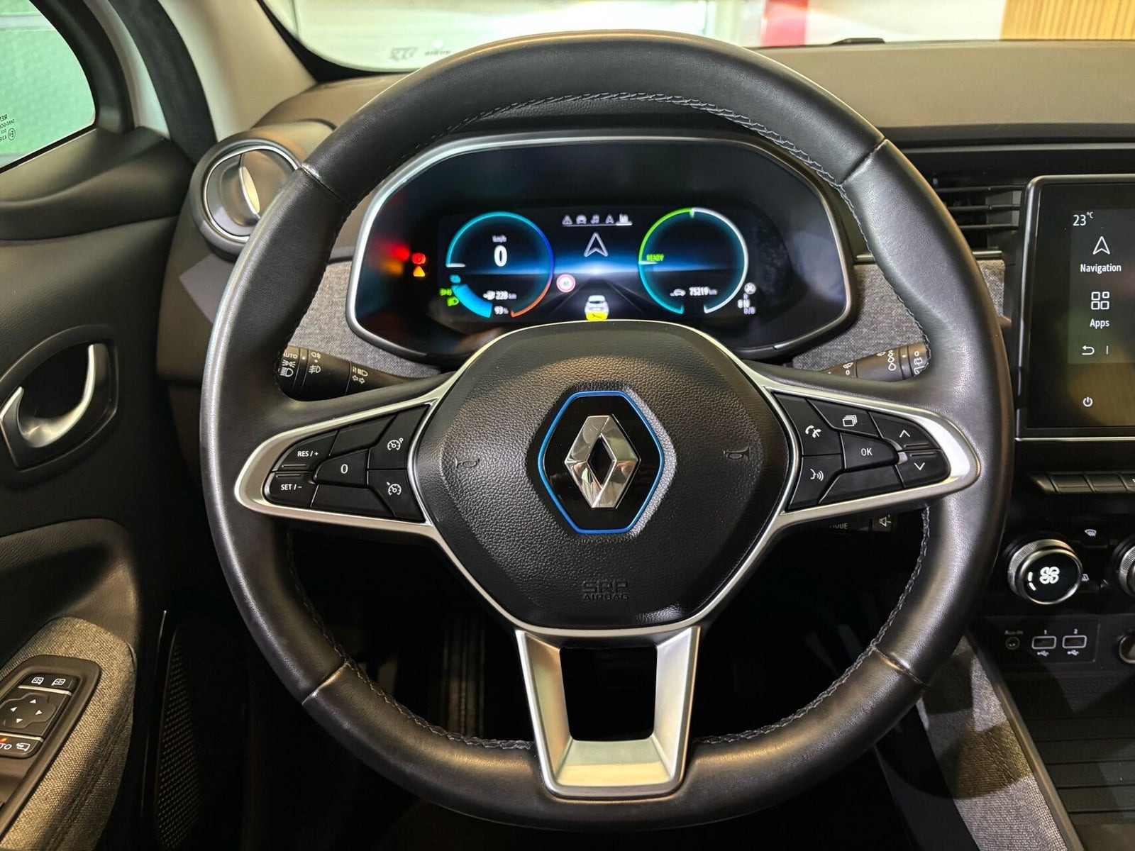 Hvid Renault Zoe fra 2020