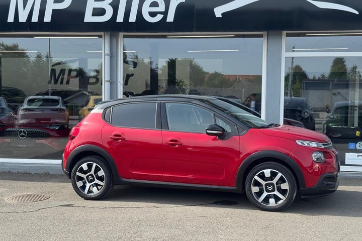 Rød Citroën C3 fra 2020