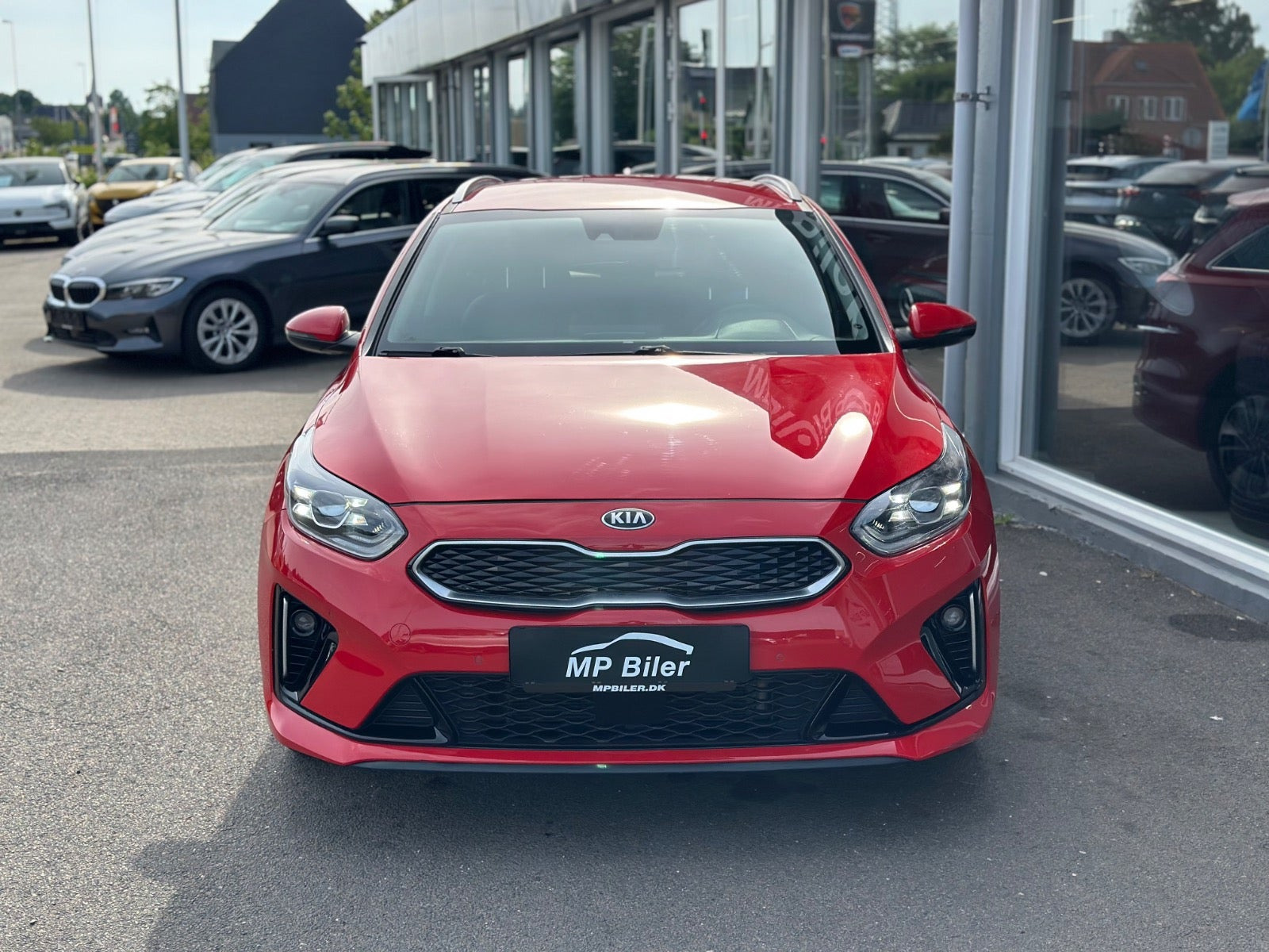 Rød Kia Ceed fra 2020