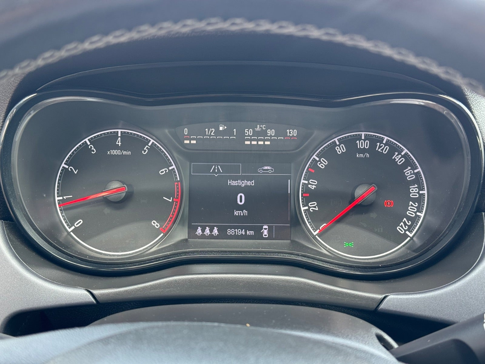 Sort Opel Corsa fra 2019
