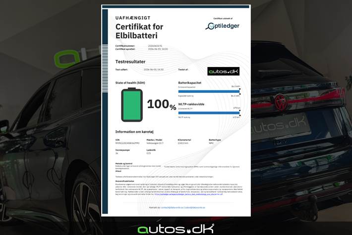 Blå VW ID.7 fra 2025