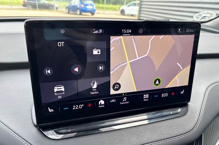 Grå Skoda Enyaq fra 2022