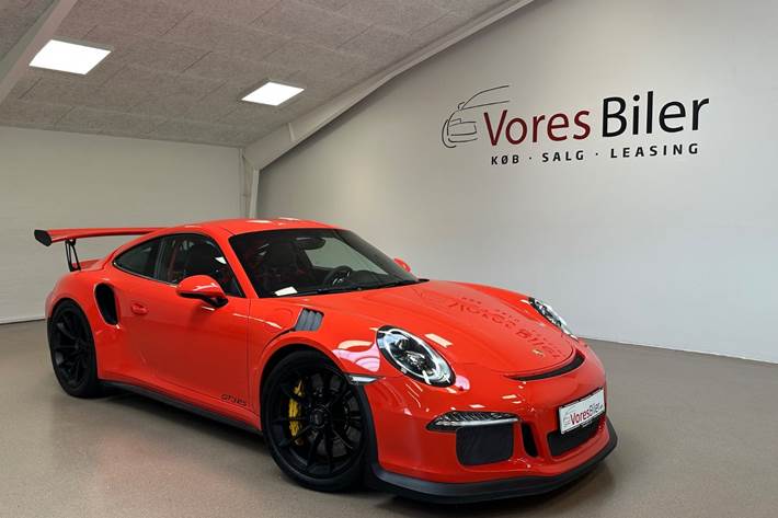 Gul Porsche 911 GT3 RS fra 2017