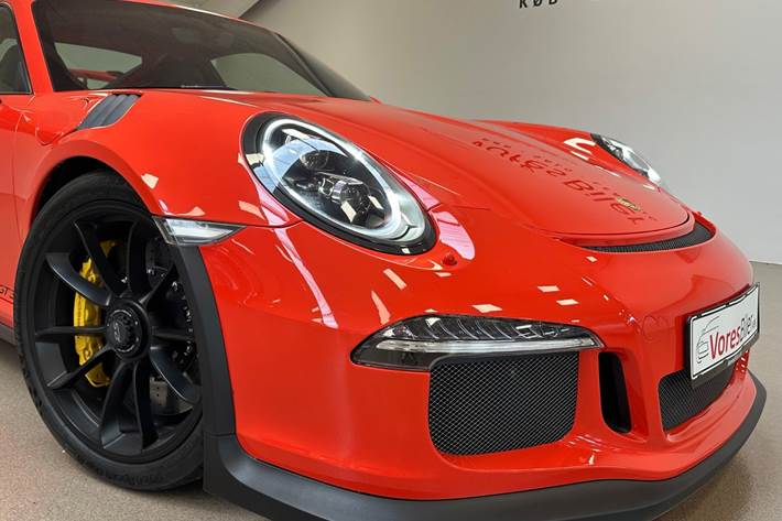 Gul Porsche 911 GT3 RS fra 2017