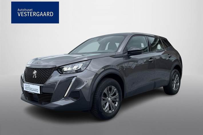 Grå Peugeot 2008 fra 2023