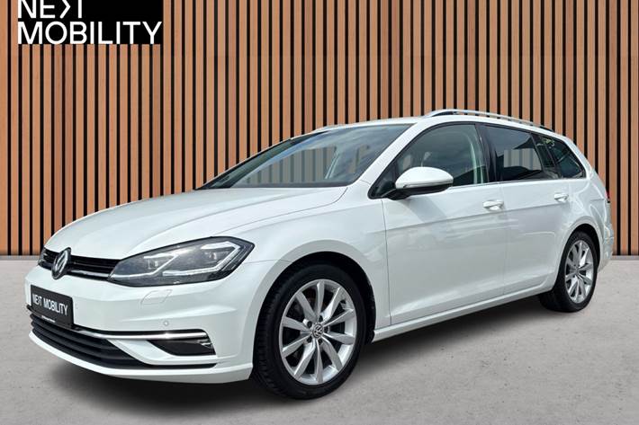 Hvid VW Golf VII fra 2018