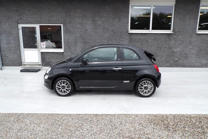 Sort Fiat 500C fra 2018