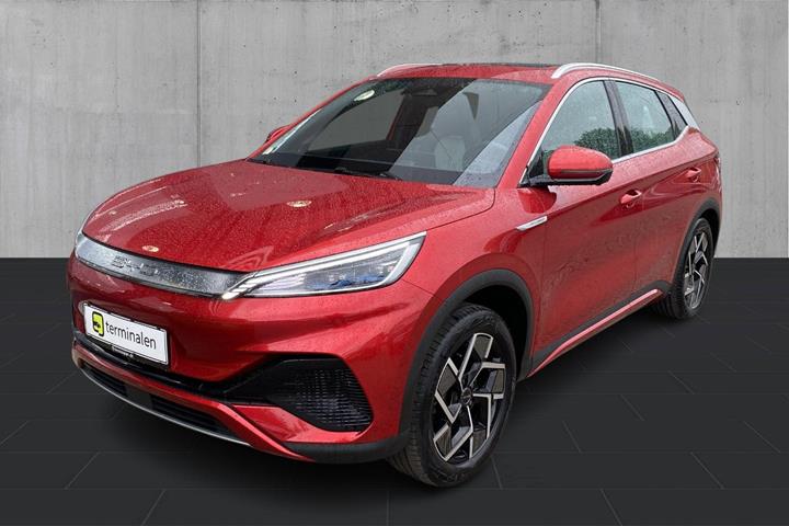 Rød BYD Atto 3 fra 2022 set udefra