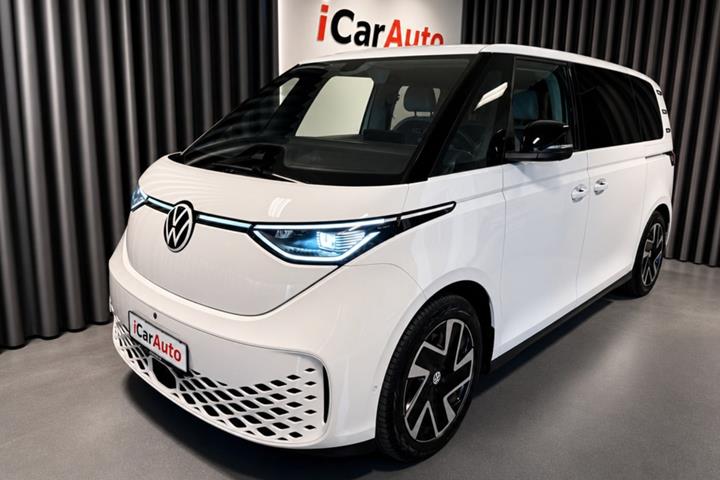 Hvid VW ID.Buzz fra 2023 set udefra