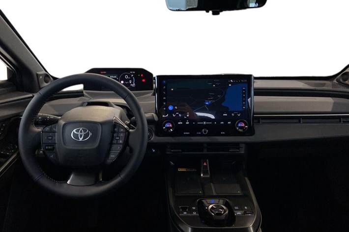 Blå Toyota BZ4X fra 2026