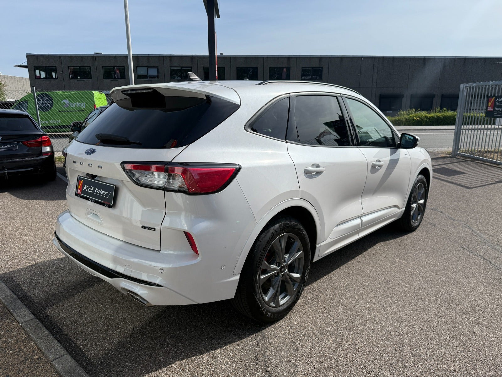 Hvid Ford Kuga fra 2021
