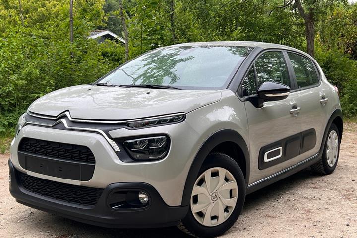 Beige Citroën C3 fra 2024 set udefra