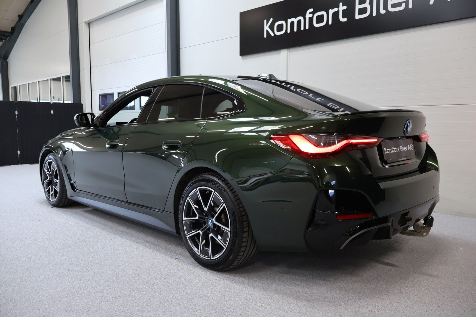 Grøn BMW i4 fra 2023
