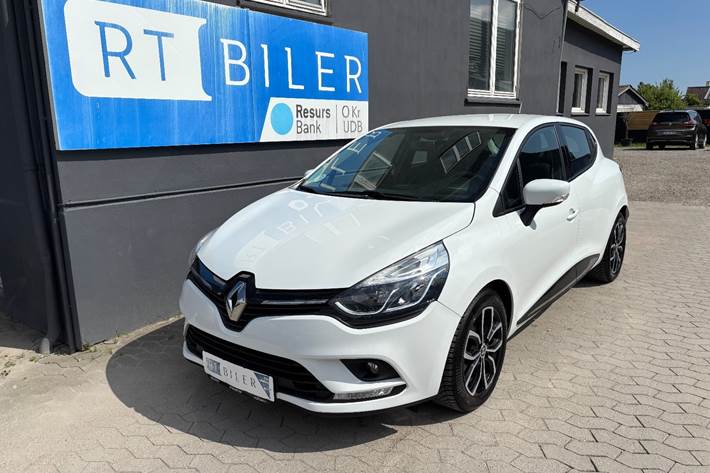 Hvid Renault Clio IV fra 2016