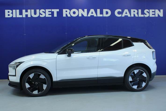 Hvid Volvo EX30 fra 2024