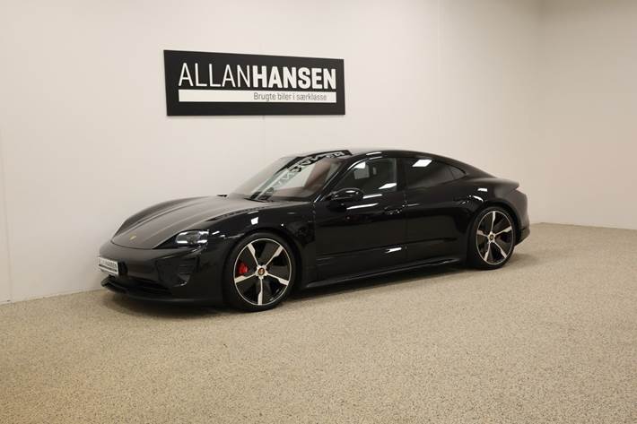Sort Porsche Taycan 4S fra 2021
