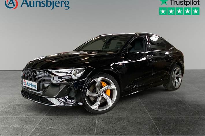 Sort Audi e-tron S fra 2022