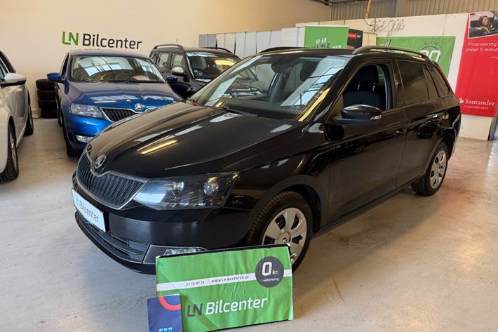 Sort Skoda Fabia fra 2016