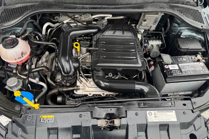 Grå Skoda Fabia fra 2019
