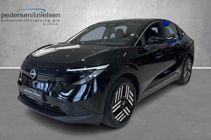 Sort Nissan Leaf fra 2026 set udefra