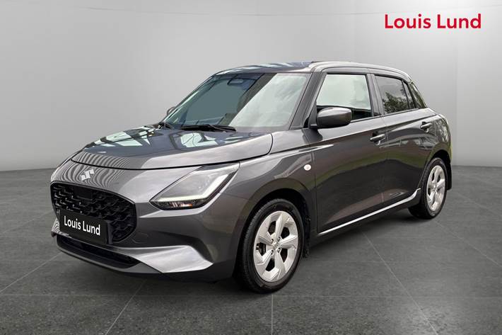 Grå Suzuki Swift fra 2024 set udefra