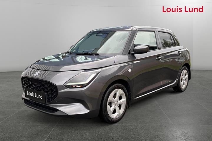 Grå Suzuki Swift fra 2024 set udefra