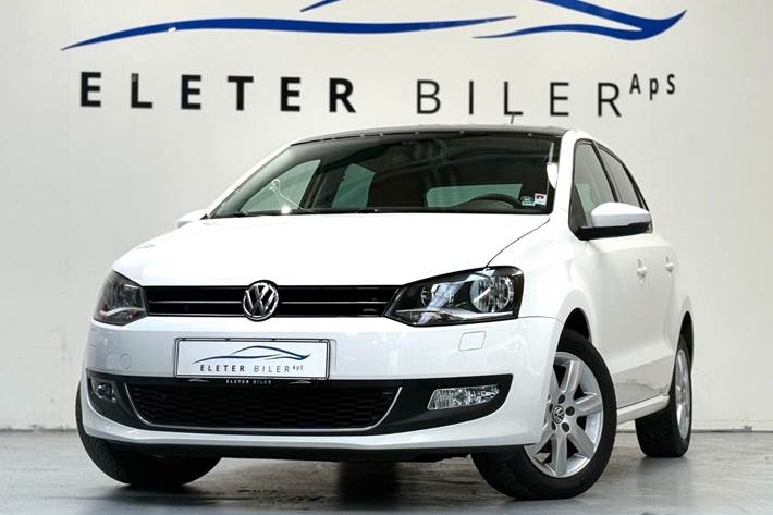 Hvid VW Polo fra 2014